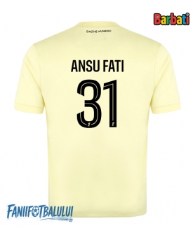 AS Monaco Ansu Fati #31 Tricou Fotbal Replică 2025-26 Barbati Treilea